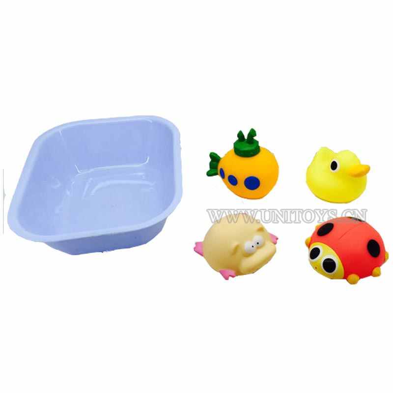 SQUEAK BATH TOY SET(5PCS)
