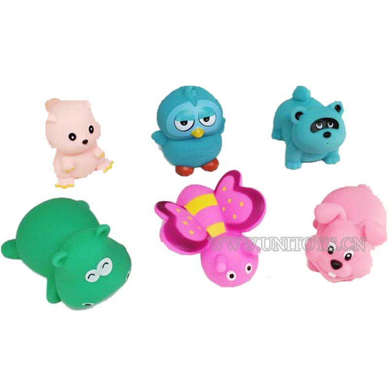 SQUEAK ANIMALS SET(6 PCS)