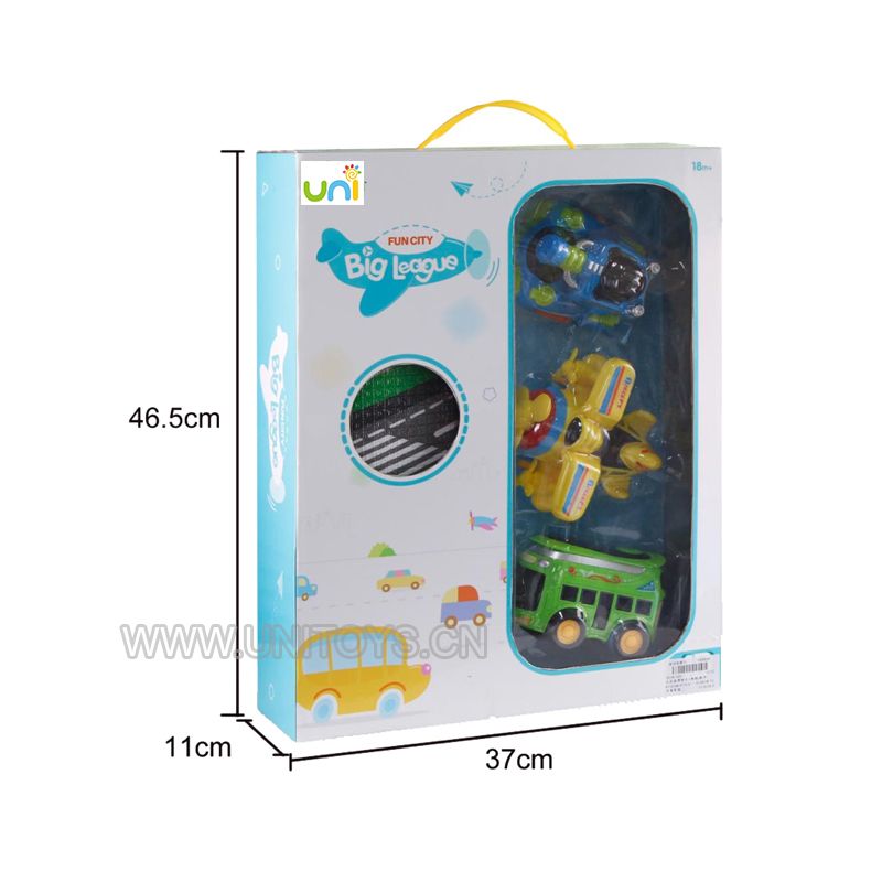 F/P CAR SET,W/LIGHT&MUSIC,W/BUTTON BATTERY