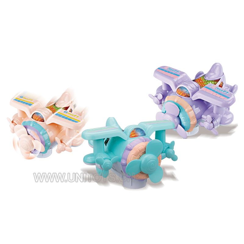 BNG PLANE SET,W/RECORDING & LIGHT & MUSIC,6PCS/BOX