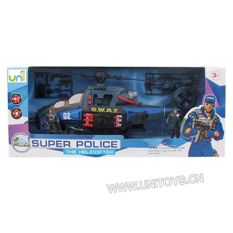 F/W HELICOPTER SET,W/LIGHT & MUSIC
