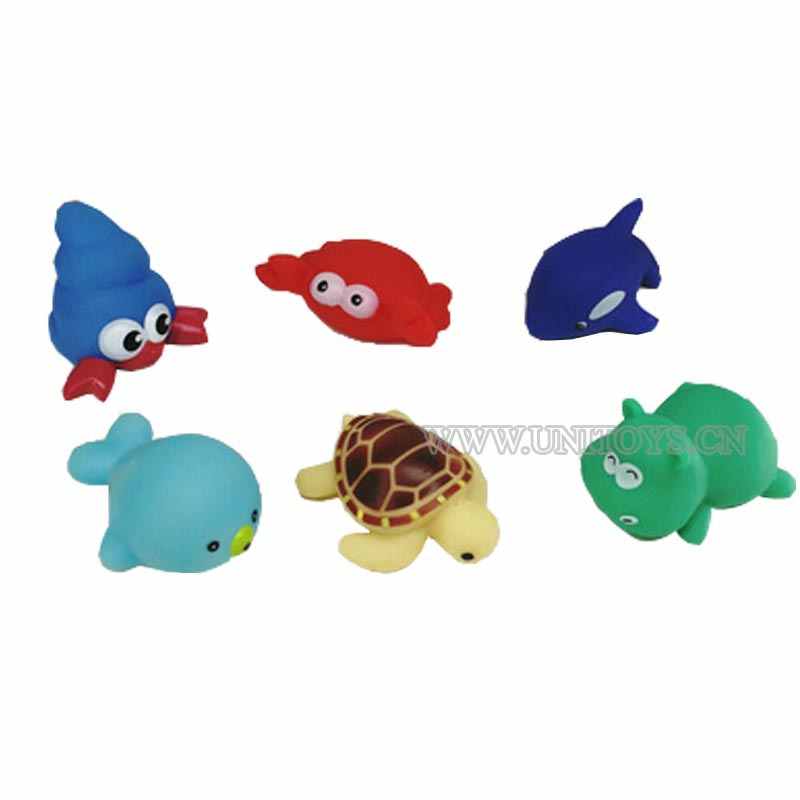 SQUEAK ANIMALS SET(6 PCS)