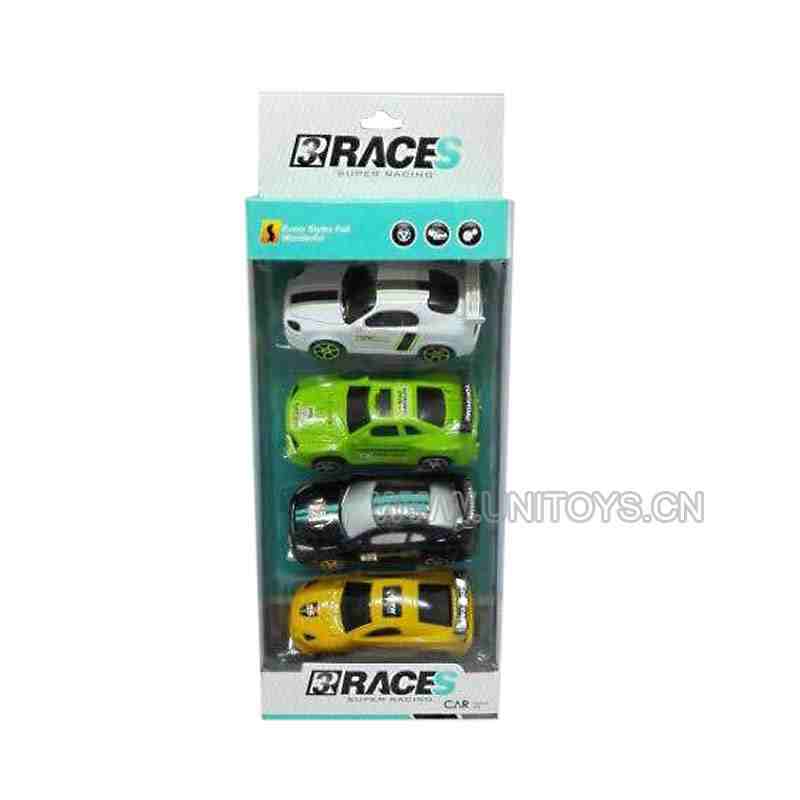 P/B CAR SET,4PCS/BOX