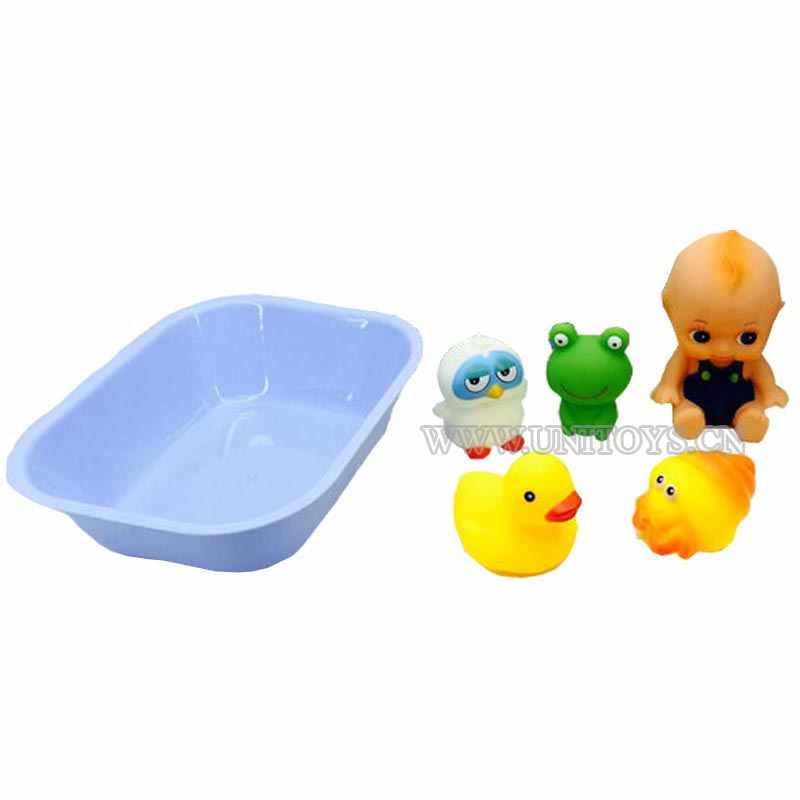 SQUEAK BATH TOY SET(5PCS)