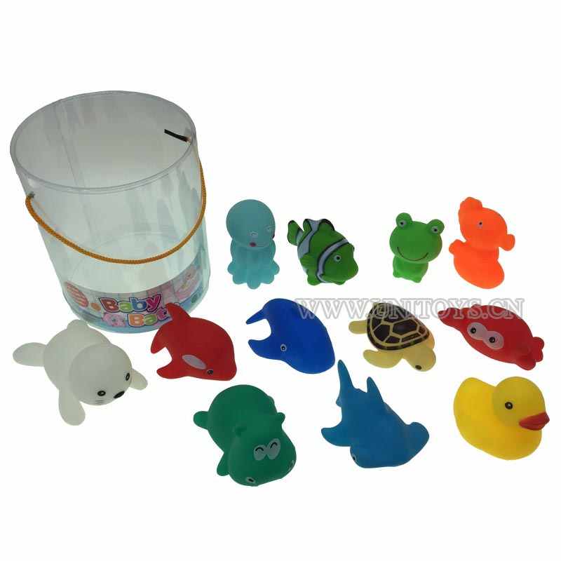 SQUEAK ANIMALS SET(12 PCS)