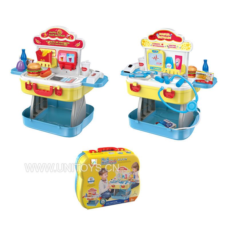 DOCTOR + HAMBURGER SHOP SET,W/SOUND