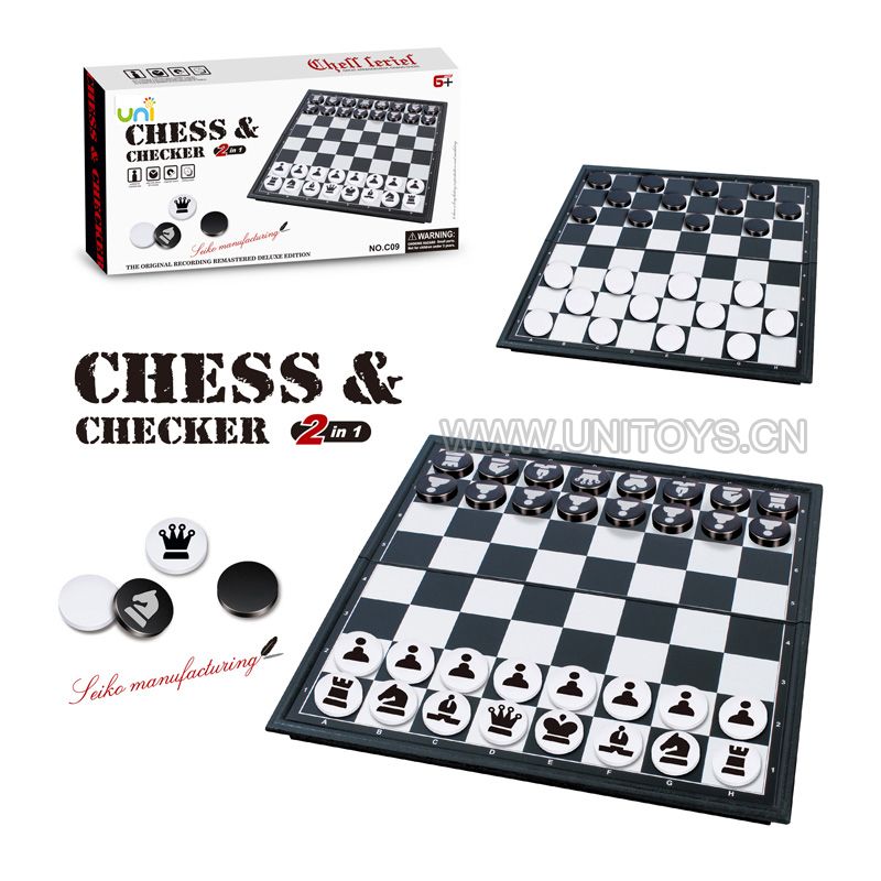 2 IN 1MAGNETIC CHESS SET